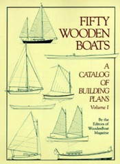 Fifty Wooden Boats: A Catalog of Building Plans, Vol.1 – Paperback – GOOD