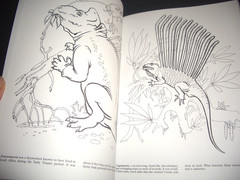 Dinosaurs + Prehistoric Creatures Gigantic Coloring & Learning Book-by DOVER