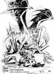 Michele Rubini Sketchbook: Gods, Legends & Fables