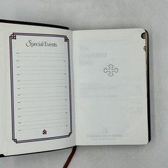 THE AMPLIFIED BIBLE EXPANDED EDITION ZONDERVAN BLACK BONDED LEATHER 1987 Indexed