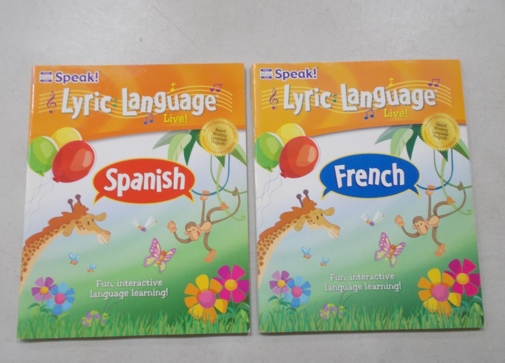 2 LYRIC LANGUAGE # TRADE PB FRENCH SPANISH LANGUAGE LEARNING