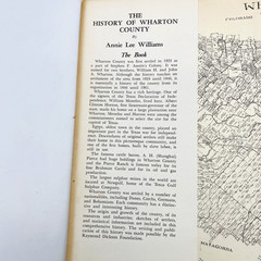 The History of Wharton County Texas 1846-1961 Annie Lee Williams Hardcover DJ