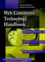 Web Commerce Technology Handbook (McGraw-Hill Series on Computer Communicati…