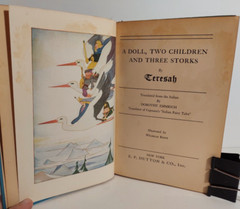 A Doll Two Children and Three Storks by Teresah, 1931 Stated First Edtion