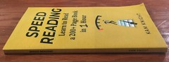 Speed Reading: Learn to Read a 200 Page Book in 1 Hour (good)