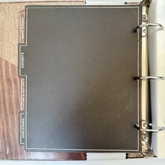Recipe Book Organizer 3 Ring Binder Farmers Market Theme 9×9.5” Dividers Cards