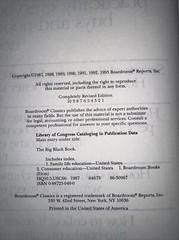 Vintage 1993 The Big Black Book Insurance Policies Money Law 496 Pages Hardcover