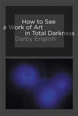 HOW TO SEE A WORK OF ART IN TOTAL DARKNESS (MIT PRESS) By Darby English *VG+*