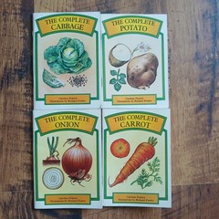 Set Of 4 The Complete Vegetable Caroline Francis 1981 Illust. Mini Cookbooks PB