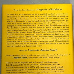 RELIGIONLESS CHRISTIANITY Gods Answer To Evil By Eric Metaxas Hardback Book
