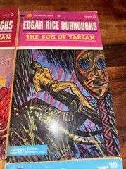 (8) EDGAR RICE BURROUGHS „TARZAN” 1963 2nd Pt PBs BALLANTINE 1-10 ( -#5,8) VG++