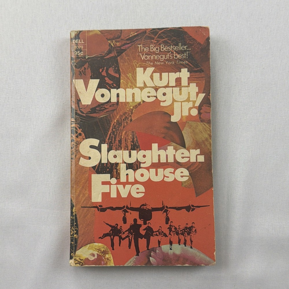 SLAUGHTERHOUSE-FIVE BY Kurt Vonnegut, Jr. 1ST DELL PRINTING Vintage Paperback