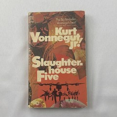 SLAUGHTERHOUSE-FIVE BY Kurt Vonnegut, Jr. 1ST DELL PRINTING Vintage Paperback