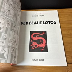 Herge Carlsen Comics Verlag Tim Und Struppi 20 Der Blaue Lotos 1982 Edition