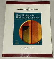 Basic Statistics for Business and Economics International Edition Textbook Lind