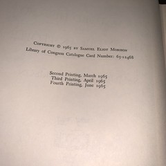 The Oxford History of the American People HC Book by Samuel Eliot Morison 1965
