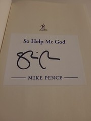 So Help Me God by Mike Pence Signed by Mike Pence Hardcover