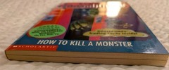 Goosebumps #46 How To Kill a Monster With Bookmark & Cards 1st print 1996