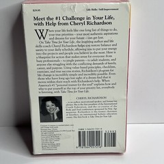 Audiobook Take Time for Your Life Getting Balance Cassette Cheryl Richardson New