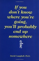 If You Don’t Know Where You’re Going, You’ll Probably End Up Somewhere Else