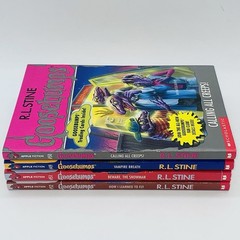 RL Stine Goosebumps Books 49-52 Lot Boxed Set Vampire Breath Calling All Creeps