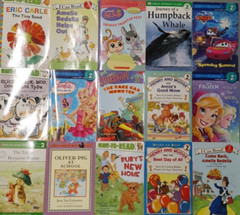 Lot of 100 Level 2 Readers RANDOM MIX Book Bundle Step Into Reading DK Hello