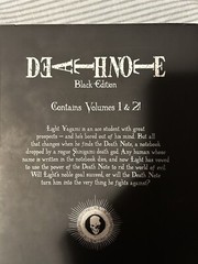 Deathnote *BLACK EDITION* 2- in -1 manga series books 1,2,3,4,7,8