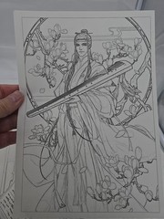 ACG Anime Coloring Book – 24 Loose Pages Color Pencil or Artist Choice SEE PICS