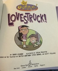 Lovestruck! Fairly Oddparents Paperback Kids Book David Lewman Nickelodeon