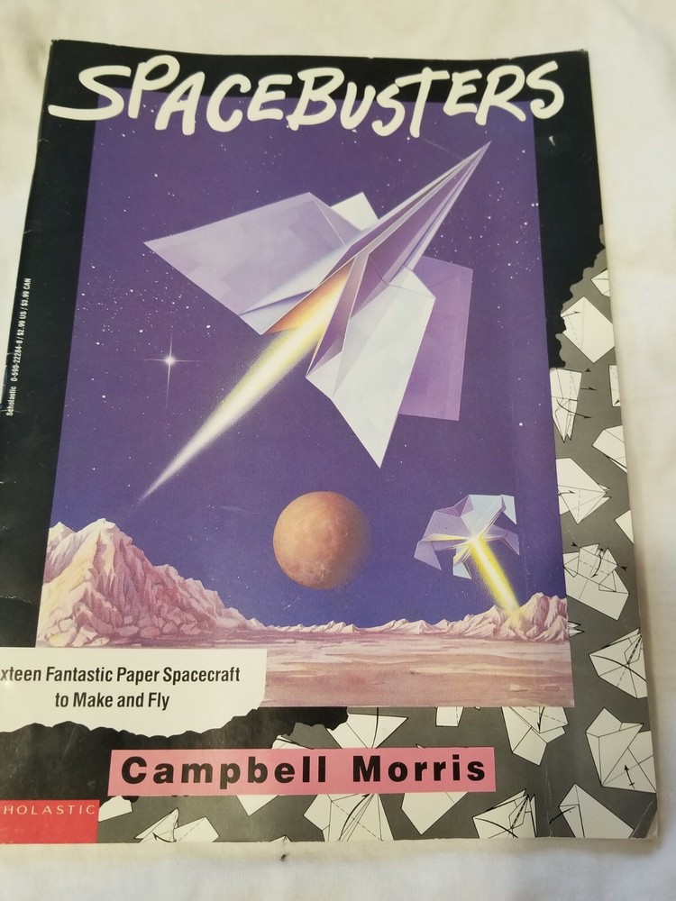 Spacebusters Campbell Morris folding paper airplanes geometric 39 pages