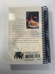 Heritage Country Harvest Cookbook Spiral Bound Recipes Amish Style