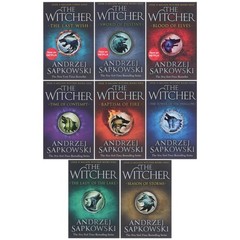 The Witcher Complete Series By Andrzej Sapkowski 8 Books Box Set Collection – PB