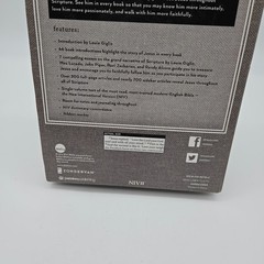The Jesus Bible by Louie Giglio (2017, Hardcover) Gray Cloth Cover