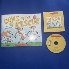 Cows To The Rescue – Paperback with Audio CD – Scholastic Book