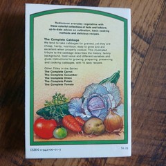 Set Of 4 The Complete Vegetable Caroline Francis 1981 Illust. Mini Cookbooks PB