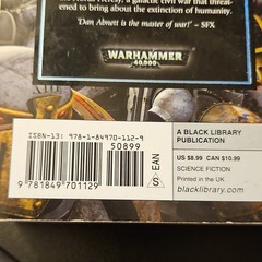 Dan Abnett Horus Heresy Ser. Horus Rising Paperback Black Library 2011 Sci-Fi