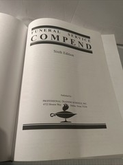 Funeral Service Compend Book 6th Edition – Unmarked Text! Rare/Hard to Find!