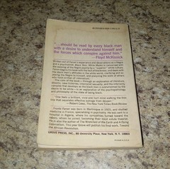 Black Skin White Masks Frantz Fanon 1967 3rd Print GROVE PRESS Vintage Book