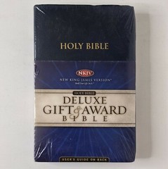 Holy Bible Deluxe Gift and Award By Thomas Nelson New King James Version Sealed
