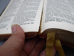 Vintage KJV Holy Bible Cambridge Univ. Press Water Buffalo Calfskin
