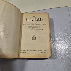 The Holy Bible King James Version 1958 National Bible Press
