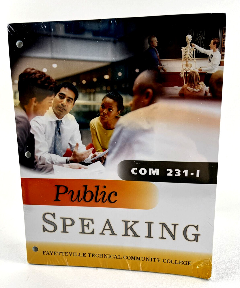 New Loose Leaf Book „Public Speaking” Fayetteville Technical Community College
