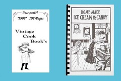 Homemade Ice Cream And Candy Cook Book „1908” 108 Pages