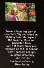 2008 In The Garden by Rosanna Hunt SIGNED Hardcover Book D/J 39 Pages RARE!!