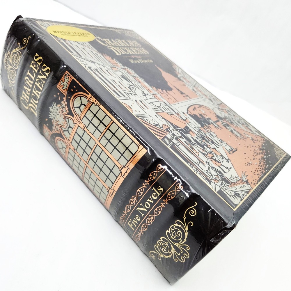 NEW: Charles Dickens Five Novels Collector Edition Bonded Leather Hardcover