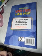 KAPPA Word-Find Pocket Puzzle Volume 192 Pages 130 W/ 58 Puzzles Large Print NEW