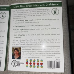 Third Grade Math with Confidence Instructor Guide, Student Workbook Part A & B
