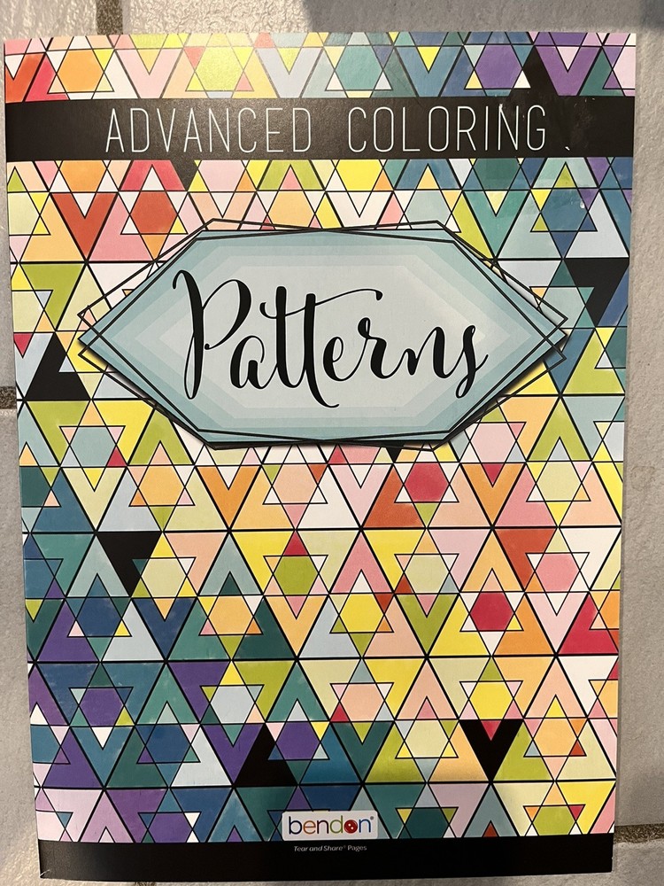 Bendon Advanced Coloring Book Patterns New 32 pages