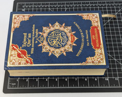 Tajweed Quran With Meaning Translation and Transliteration in English Hardcover