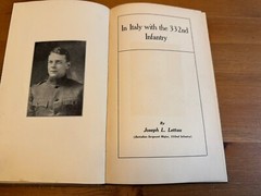 In Italy With The 332Nd Infantry by Joseph L. Lettau First Edition 1921